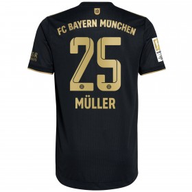 Fußballtrikots FC Bayern München Thomas Muller 25 Auswärtstrikot 2021-2022